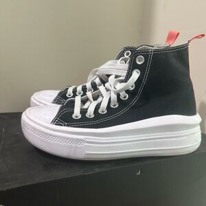 Converse Kids Black and White High-Top Sneakers